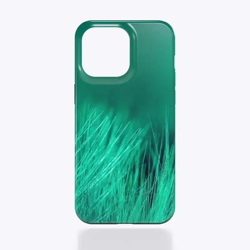 Blue grass iphone case